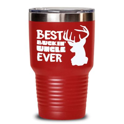 Best Bucking Uncle Tumbler Mug Appreciation Christmas Gift for Birthday Hunting Gag Gift for Men