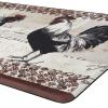 Anti-Fatigue Floor Comfort Mat - 18 x 30 Inch (Rooster) - Waterproof Non-Slip Rug - Easy to Clean Cushioned Mat for Kitchen, Bathroom, Standing Desk & Office - Achim Home Decor view 2