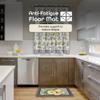 Anti-Fatigue Floor Comfort Mat - 18 x 30 Inch (Lemon Drop) - Waterproof Non-Slip Rug - Easy to Clean Cushioned Mat for Kitchen, Bathroom, Standing Desk & Office - Achim Home Decor view 2