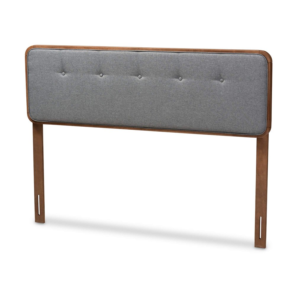 Baxton Studio Headboards, Full, Dark Gray/Walnut