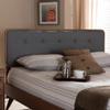 Baxton Studio Headboards, Full, Dark Gray/Walnut view 2