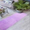 ORFA HOME Custom Size Hallway Runner Rug, Slip/Skid Resistant, 26 Inch Wide X Your Choice of Lenght, Solid Lilac, 26 Inch Width X 10 Feet Length, Sold and Priced Per Foot view 4