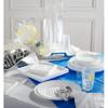 Genuine Joe Plastic Rectangular Table Cover, 108" x 54", White (Pack of 24) view 2