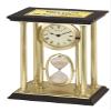 Personalized Engraved Clock Presidential Gold Brass Pillars Tower Desk Table Clock Timer Employee Service Award Retirement Gift Wedding Boss Coworker view 1