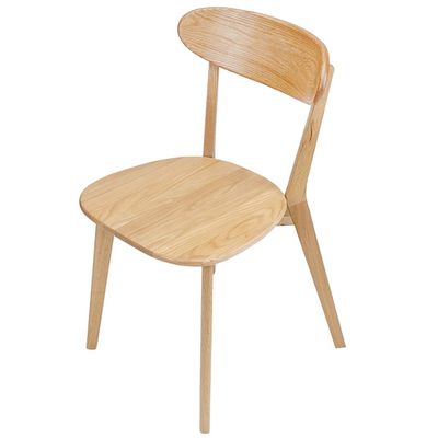 RXBFD Modern Wooden Dining Chair, Simple Casual/Computer Chair, Sturdy Oak Frame - Ergonomic Design, for Restaurant/Office/Counter/Family