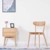 RXBFD Modern Wooden Dining Chair, Simple Casual/Computer Chair, Sturdy Oak Frame - Ergonomic Design, for Restaurant/Office/Counter/Family view 2