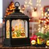 Wondise Christmas Musical Snow Globe Lantern with 6 Hour Timer view 1