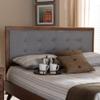Baxton Studio Headboards, Full, Gray/Walnut view 2