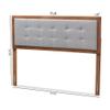 Baxton Studio Headboards, Full, Gray/Walnut view 3