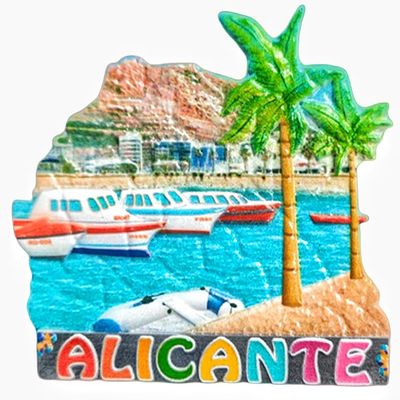 Alicante Spain 3D Fridge Magnet Travel Souvenir Gift,Home & Kitchen Decoration Magnetic Sticker Alacant Refrigerator Magnet Collection