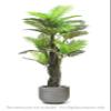 AMERIQUE Pair Gorgeous 6 Feet Multi-Head Tropical Palm Artificial Plant Trees, Real Touch Technology, with UV Protection, Super Quality, Green, 2 (MB5001A6MPK2) view 2