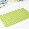 XXIOJUN-shower mat Suction Cup Non-Slip Foldable Soft Foot Pad Plastic Bathtub, 5 Colors, 4 Sizes (Color : Green, Size : 88x58cm) view 3