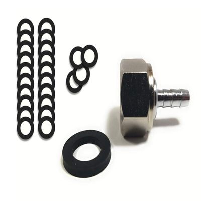 (25 Pack) Brewery Gasket Rubber Washers - Premium Quality Primal23 Industrial Beer Nut Washers - Keg Coupler and Shank Gaskets