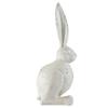 A&B Home A and B Home D77062 Indoor Outdoor Medium Vintage Rabbit Figurine Statue, White view 3