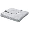 LUXEAR Cooling Blanket Throw, Arc-Chill Q-Max >0.5 for Hot Sleepers, Absorbs Heat to Keep Body Cool for Night Sweats, Lightweight Summer Cool Blankets for Sleeping, Gifts for Women & Men,Grey view 1