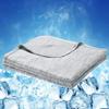 LUXEAR Cooling Blanket Throw, Arc-Chill Q-Max >0.5 for Hot Sleepers, Absorbs Heat to Keep Body Cool for Night Sweats, Lightweight Summer Cool Blankets for Sleeping, Gifts for Women & Men,Grey view 2
