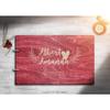 Just Customized Personalized Handmade Mr Mrs Wedding Guest Book for Bride and Groom Wood Alternative Custom Engraved Newlywed Marriage Album (Design 10, Rosewood) view 2