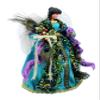 Windy Hill Collection 14" Inch Standing Stunning African American Ethnic Sequin Angel Christmas Tree Topper or Table Top 148550A view 2