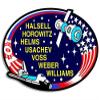 MAGNET 3x4 inch Oval Space Shuttle Mission STS 101 Sticker -atlantis NASA Logo Insignia Magnetic vinyl bumper sticker sticks to any metal fridge, car, signs view 1