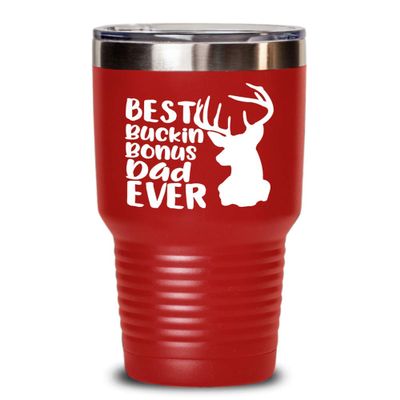 Best Bucking Stepdad Tumbler for Father's Day Mug for Step Dad Coffee Cup for Stepfather
