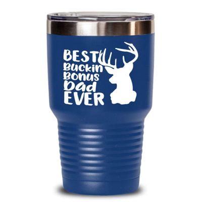 Best Bucking Stepdad Tumbler for Father's Day Mug for Step Dad Coffee Cup for Stepfather