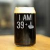 Bevvee I Am 39 + 1 Middle Finger - 16 oz Beer Can Pint Glass - Funny 40th Birthday Gifts for Men or Women Turning 40 view 2