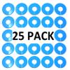 Blue Round Plastic Blank Rack Size Dividers - Multi-Pack (25) view 2