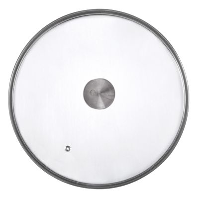 11.5-Inch Glass Lid for Victoria Round 12-Inch Cast Iron Skillet or Pan, Custom Made for Only Victoria Brand, Internal Diameter 11.5-Inch, External Diameter 12 Inch