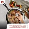 11.5-Inch Glass Lid for Victoria Round 12-Inch Cast Iron Skillet or Pan, Custom Made for Only Victoria Brand, Internal Diameter 11.5-Inch, External Diameter 12 Inch view 3