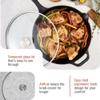 11.5-Inch Glass Lid for Victoria Round 12-Inch Cast Iron Skillet or Pan, Custom Made for Only Victoria Brand, Internal Diameter 11.5-Inch, External Diameter 12 Inch view 4