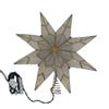 Kurt S. Adler UL3149 Treetop, White, Gold, 16.14l x 15.75w x 15.75h view 1