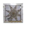 Kurt S. Adler UL3149 Treetop, White, Gold, 16.14l x 15.75w x 15.75h view 4
