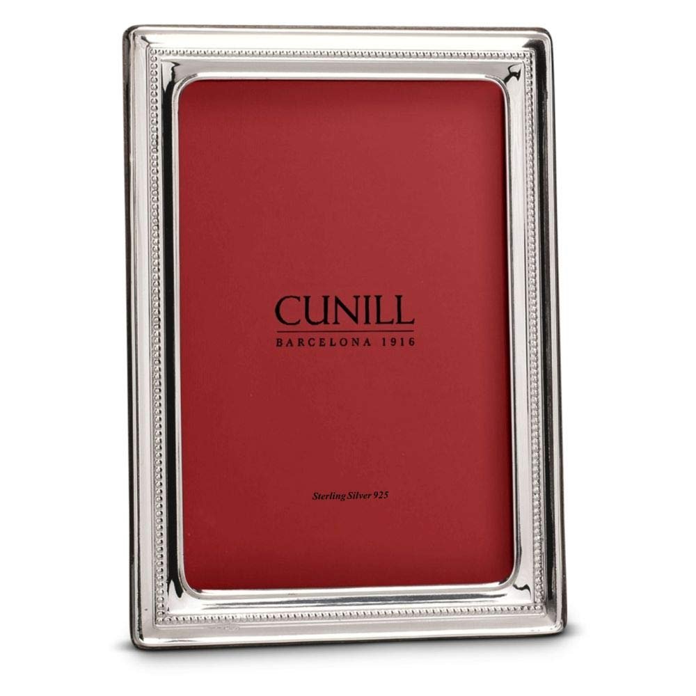Cunill Alexandria Sterling Silver 4x6 Engravable Picture Frame