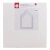 Rayher Metal Shapes House, White, Assorted, Box of 3, 1 x 19 cm, 23 cm, 27.5 cm, Metal Rings, Wire Shapes for Crafts, for Wrapping Technique, Floristry, Macrame Ring, 25223102 view 2