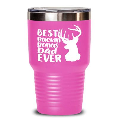 Best Bucking Stepdad Tumbler for Father's Day Mug for Step Dad Coffee Cup for Stepfather