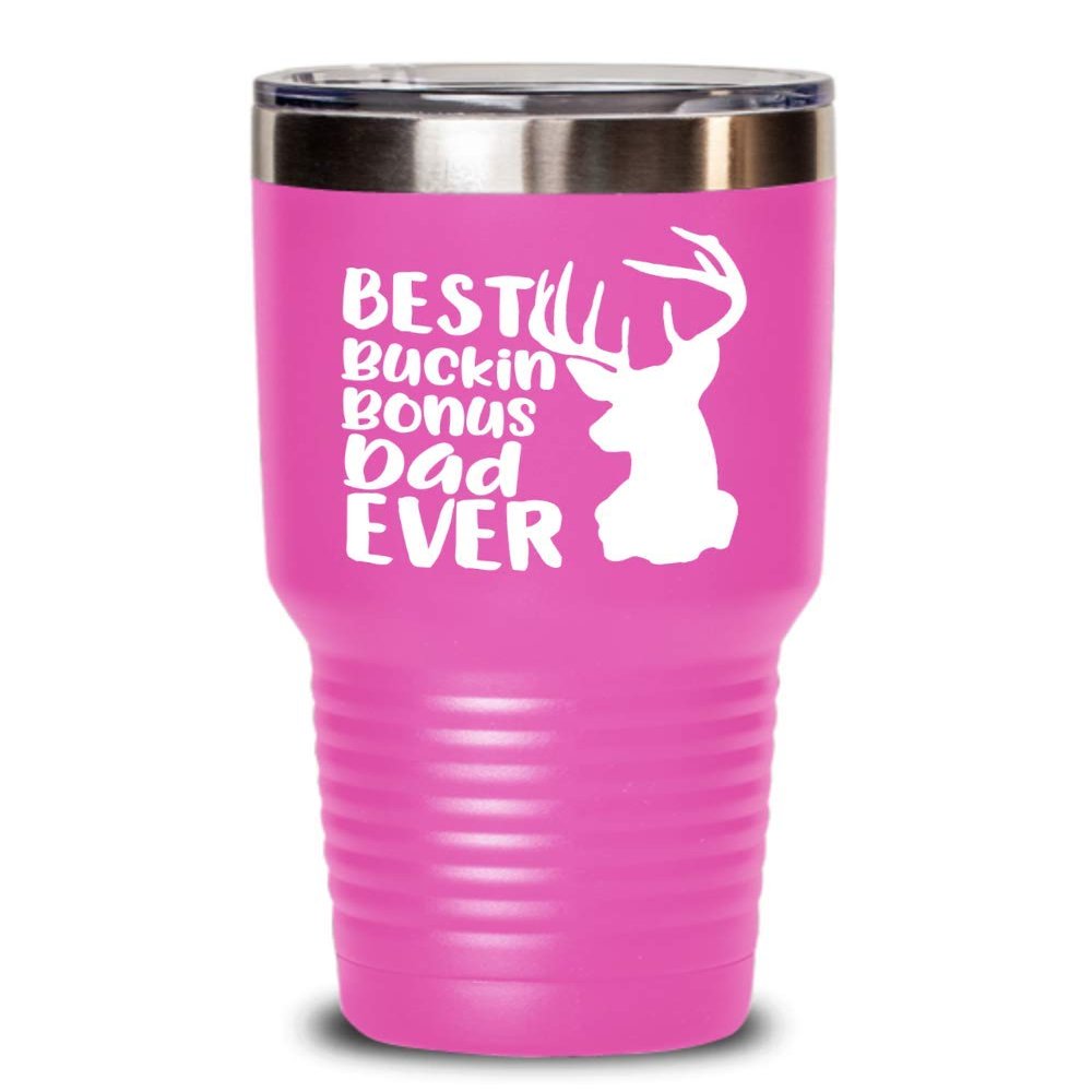 Best Bucking Stepdad Tumbler for Father's Day Mug for Step Dad Coffee Cup for Stepfather