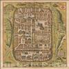 Jerusalem and Suburbs in the Time of Christ - 1588 Historical Map Print - 44in x 65in view 1