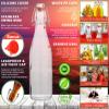 AYL Flip Top Glass Bottle [16 fl. oz./Pack of 6] Swing Top Brewing Bottle with Stopper for Beverages, Oil, Vinegar, Kombucha, Beer, Water, Soda, Kefir Airtight Lid & Leak Proof Cap Clear view 4