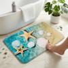 WODEJIA Bathroom Anti-Slip Floor mat Beach Starfish Carpt 24x16 Inches view 1
