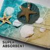 WODEJIA Bathroom Anti-Slip Floor mat Beach Starfish Carpt 24x16 Inches view 4