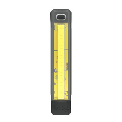 Knog Ultralight USB Rechargeable Night Running Light - Clip-On Running Lights for Runners, 450m Visibility, 40hr Runtime, Waterproof - Versatile Wearable Running Clip Light Rechargeable, Black