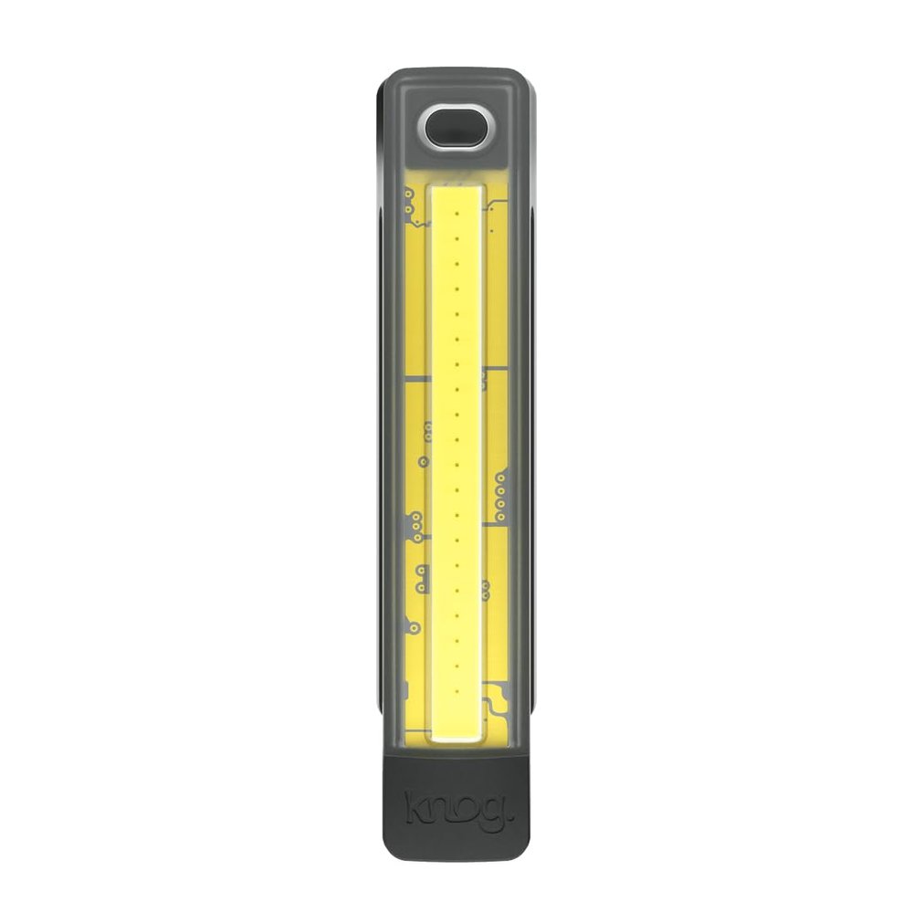 Knog Ultralight USB Rechargeable Night Running Light - Clip-On Running Lights for Runners, 450m Visibility, 40hr Runtime, Waterproof - Versatile Wearable Running Clip Light Rechargeable, Black