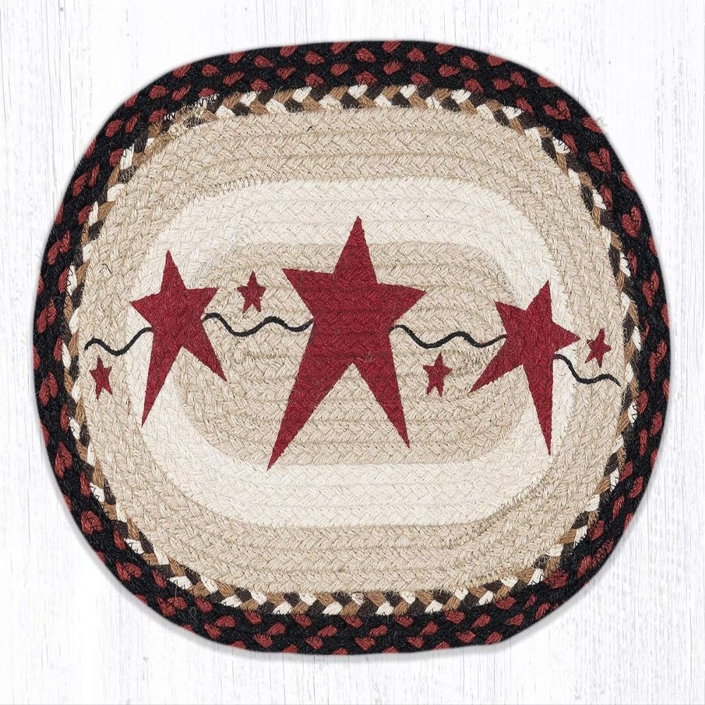 Earth Rugs 48-019PSB placemat, Red