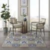 Nourison Home Aloha Grey Blue 5'3" x 7'5" Area Rug - Easy Clean, Non Shedding, Bed Room, Living Room, Dining Room, Kitchen (5' x 8') view 3