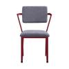 Acme Cargo Kids Chair in Gray Fabric & Red view 3
