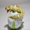 Alligator mini Vessel for incense airplant paperweight view 3