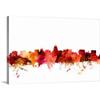 CANVAS ON DEMAND Madison Wisconsin Skyline Canvas Wall Art Print by Michael Tompsett, Home Decor, Landscape, Artwork,48" x32in view 1