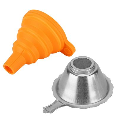 3D Light Curing Consumable Filter, 3D Printer Accessories Resin Filter Funnel Combination Resin Filter Cup+Silicon Funnel