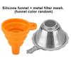 3D Light Curing Consumable Filter, 3D Printer Accessories Resin Filter Funnel Combination Resin Filter Cup+Silicon Funnel view 3