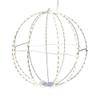 Kurt S. Adler 12-Inch Warm White LED Foldable Metal Sphere view 1